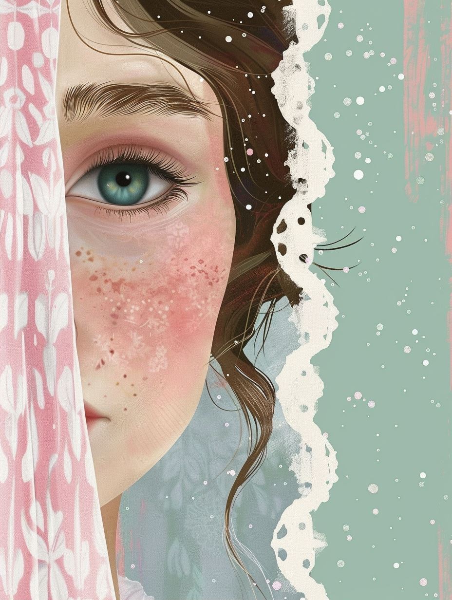 Floral Dream Pastel Portrait - Image 2