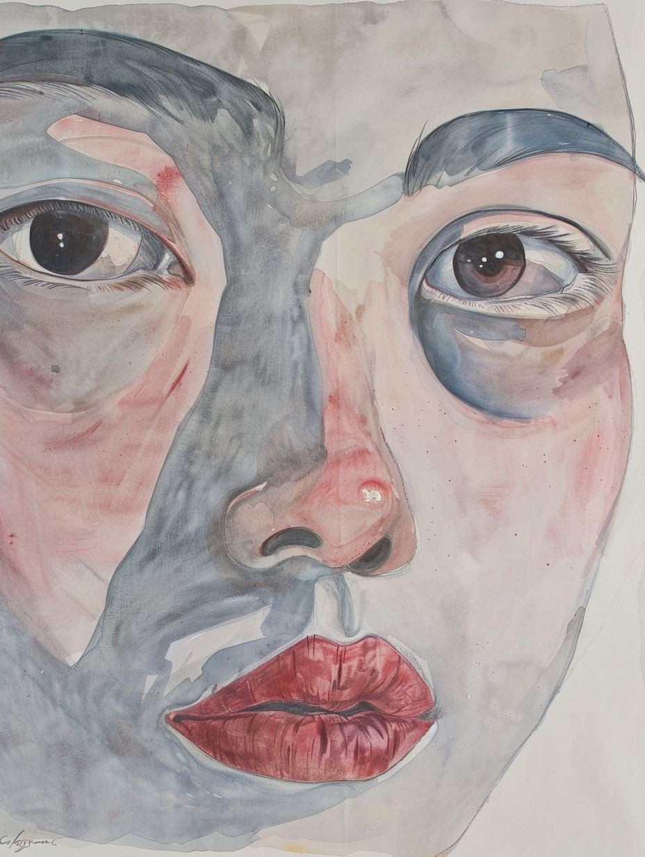Whispers of the Soul Watercolor Portraits - Image 2