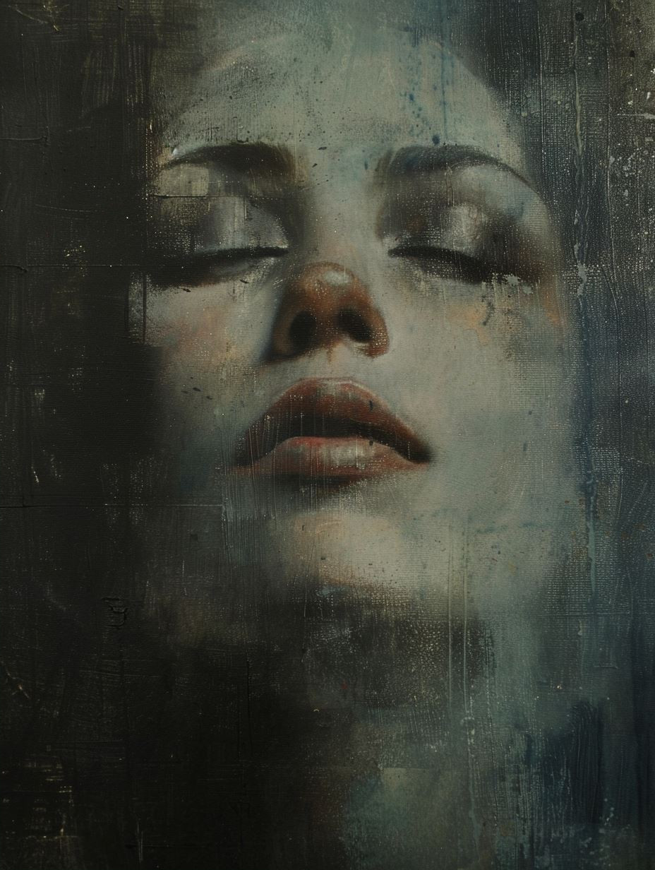 Melancholic Echoes in Blue - Image 2