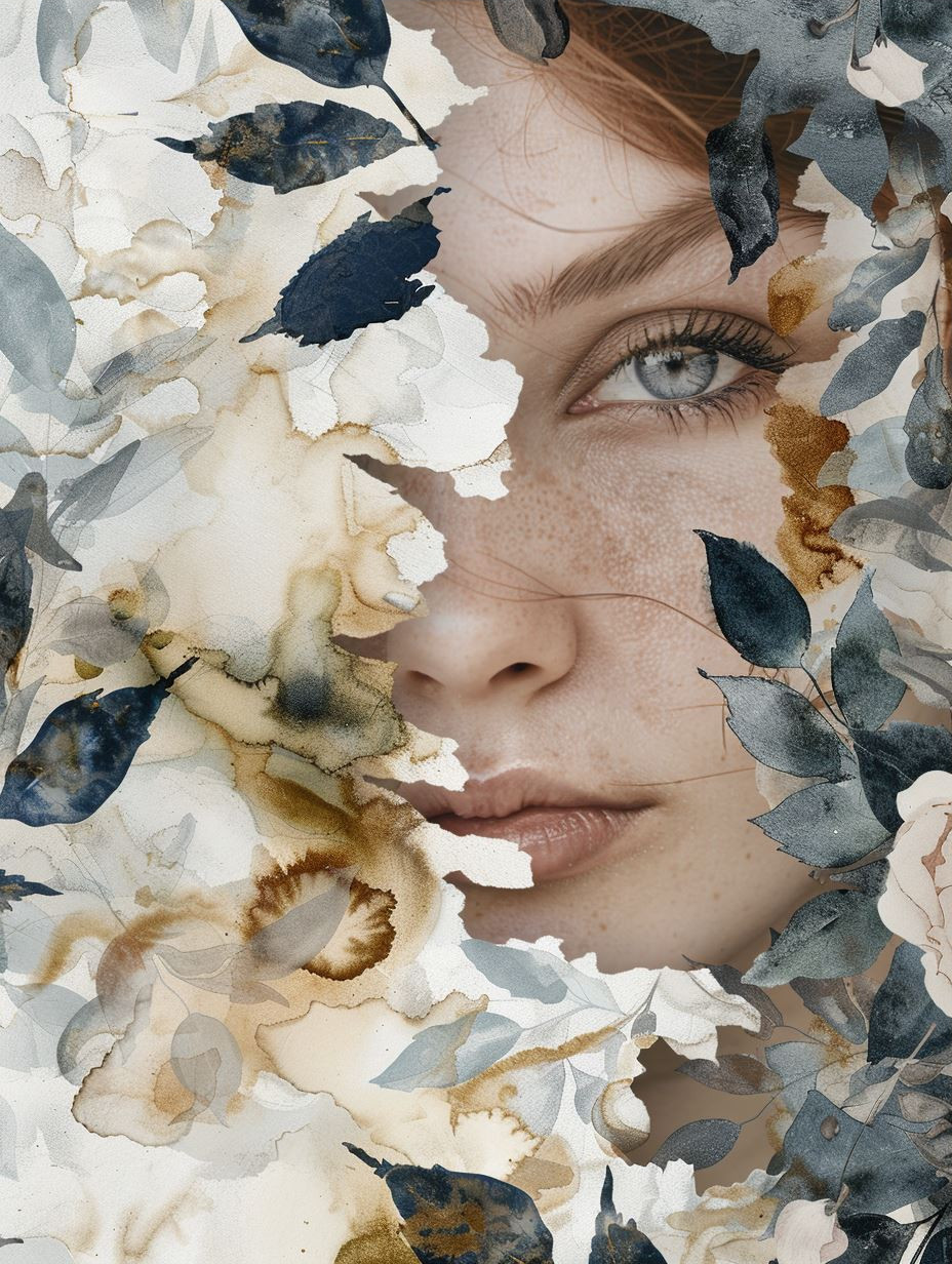 Floral Ethereal Portrait Fusion - Image 3