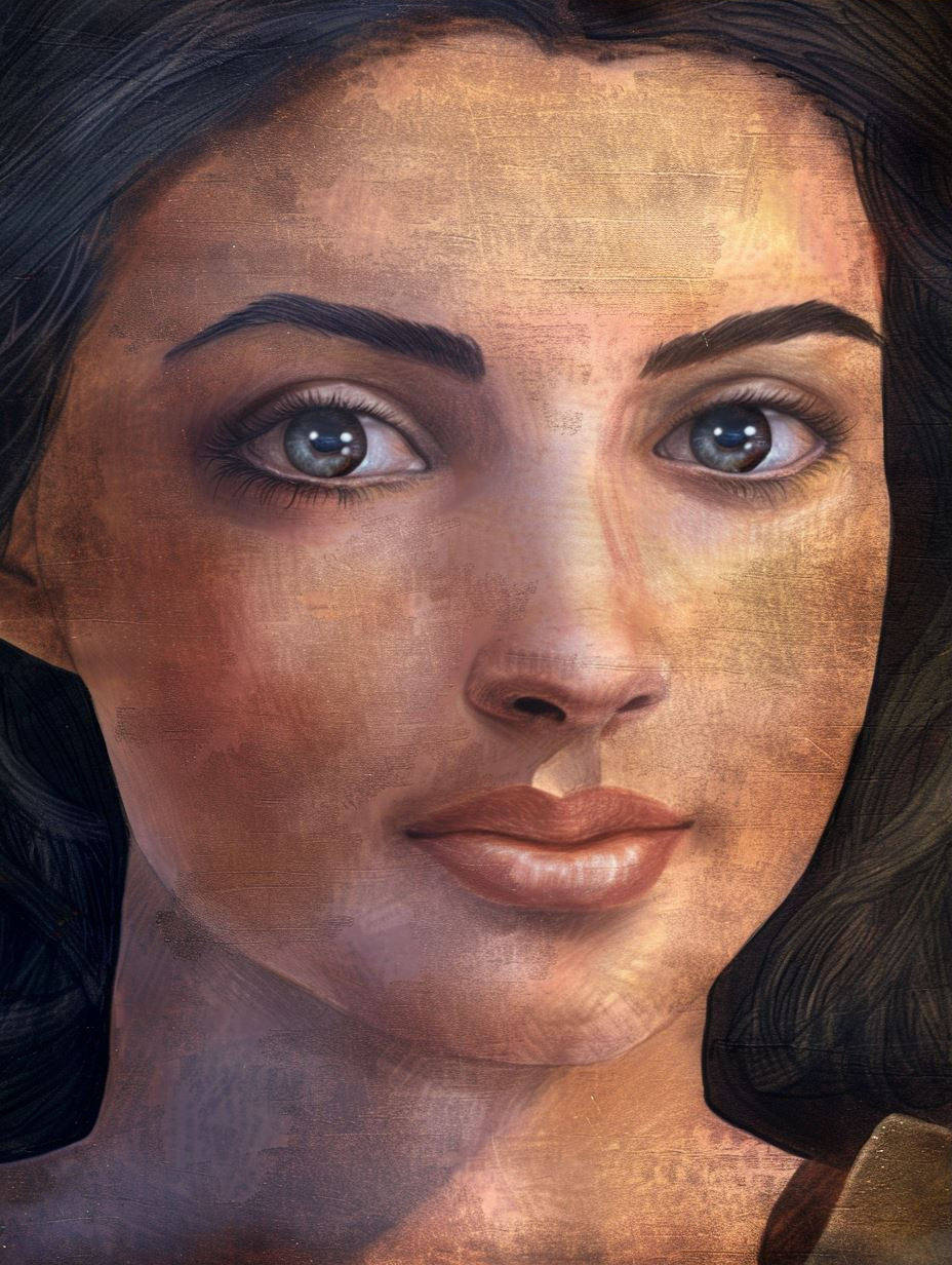 Ethereal Renaissance Portrait Study - Image 3