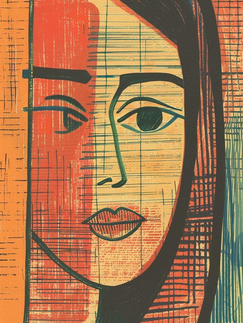 Abstract Geometric Portrait Studies - Image 3