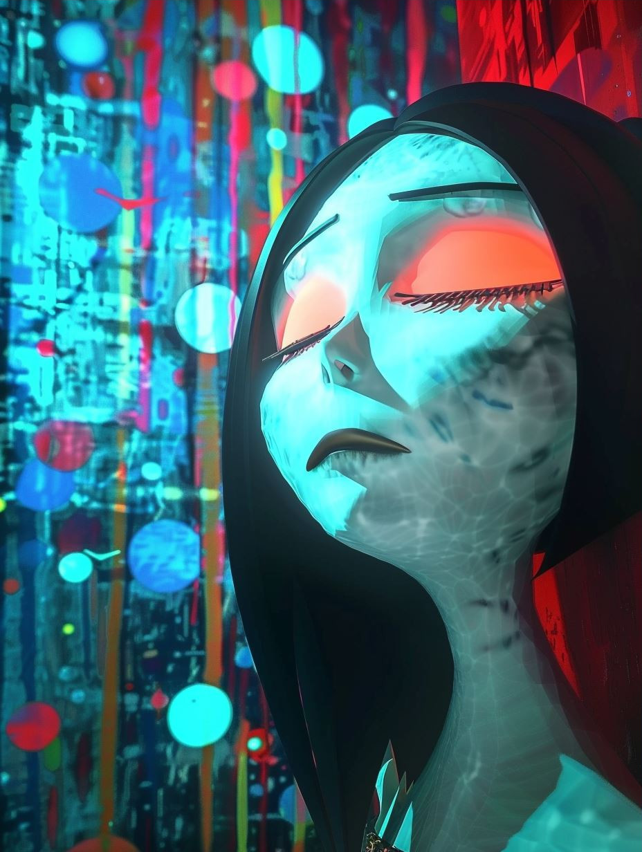 Ethereal Neon Digital Portraits - Image 3