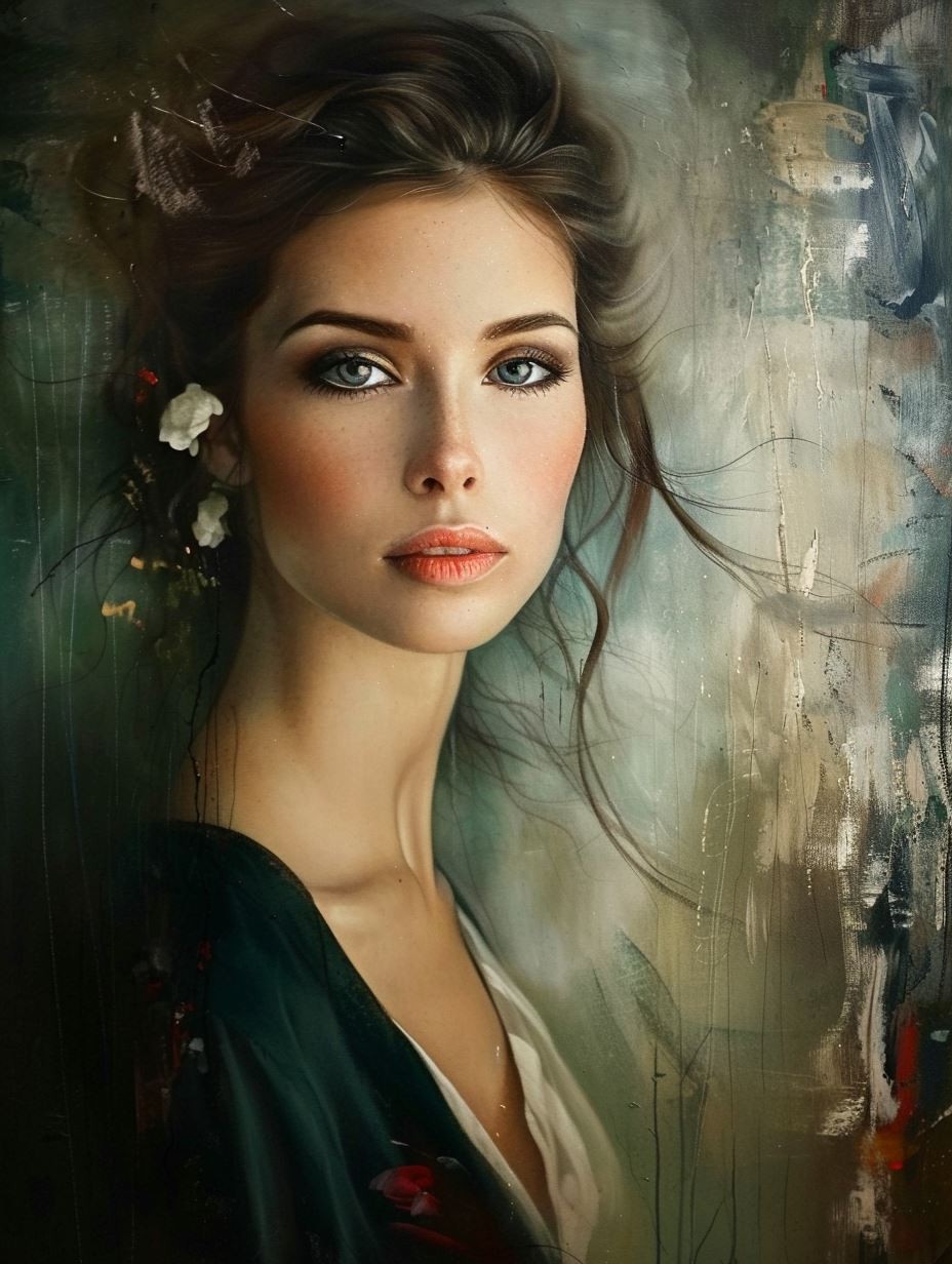 Ethereal Gaze in Dark Velvet - Image 3