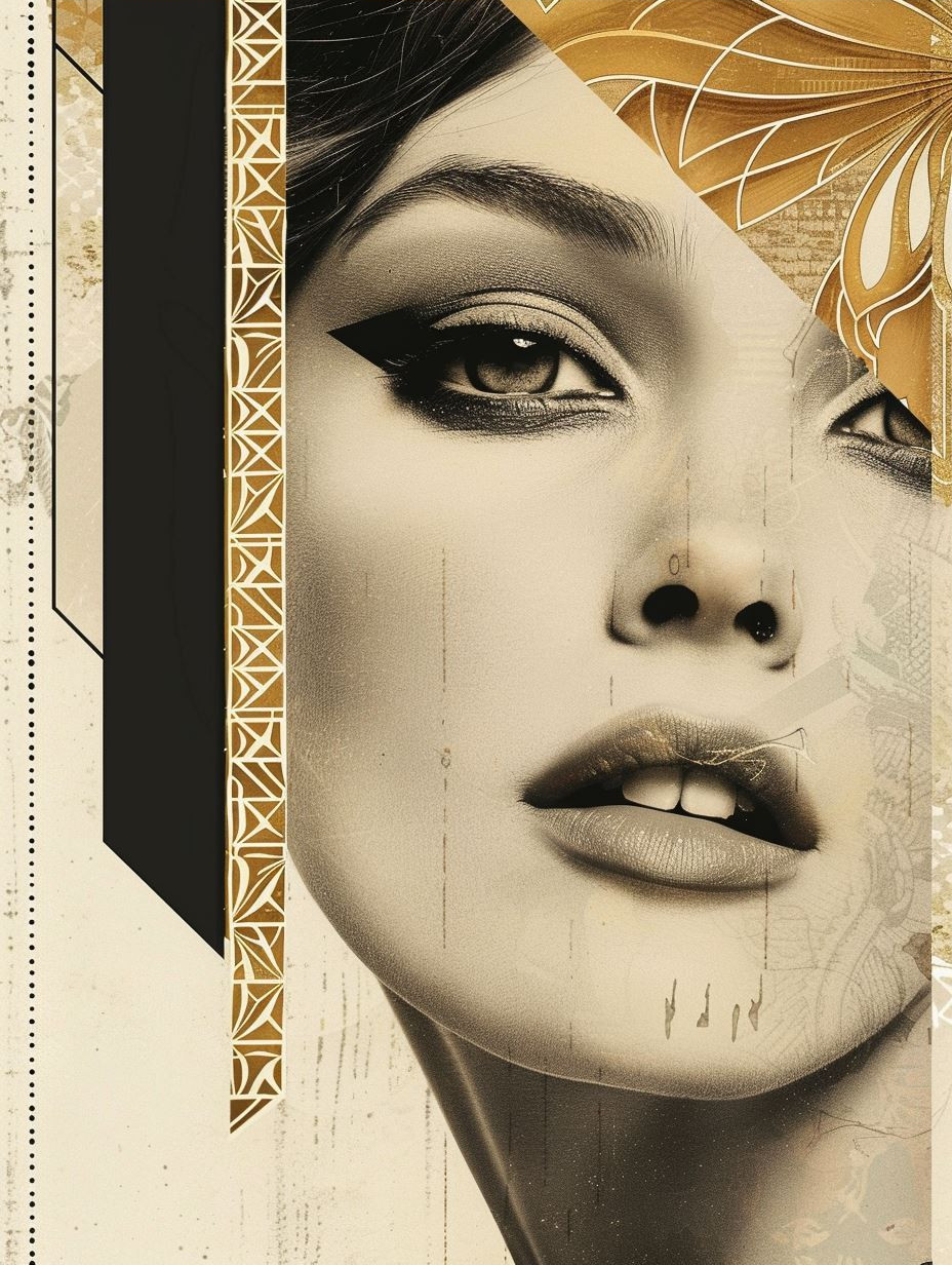 Golden Fragments of Feminine Beauty - Image 3