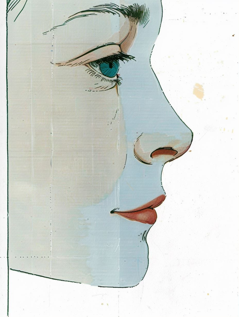 Abstract Female Portrait Study - Image 1
