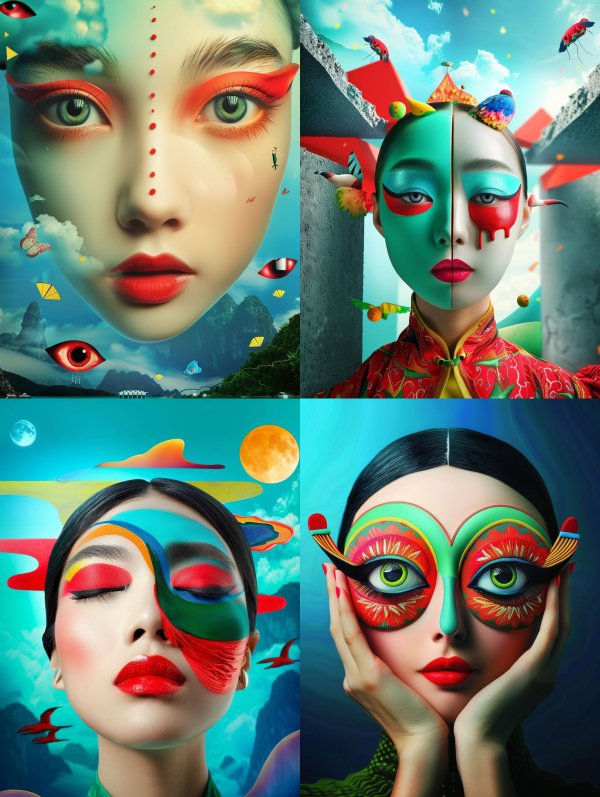 Surreal Visions of Artistic Beauty