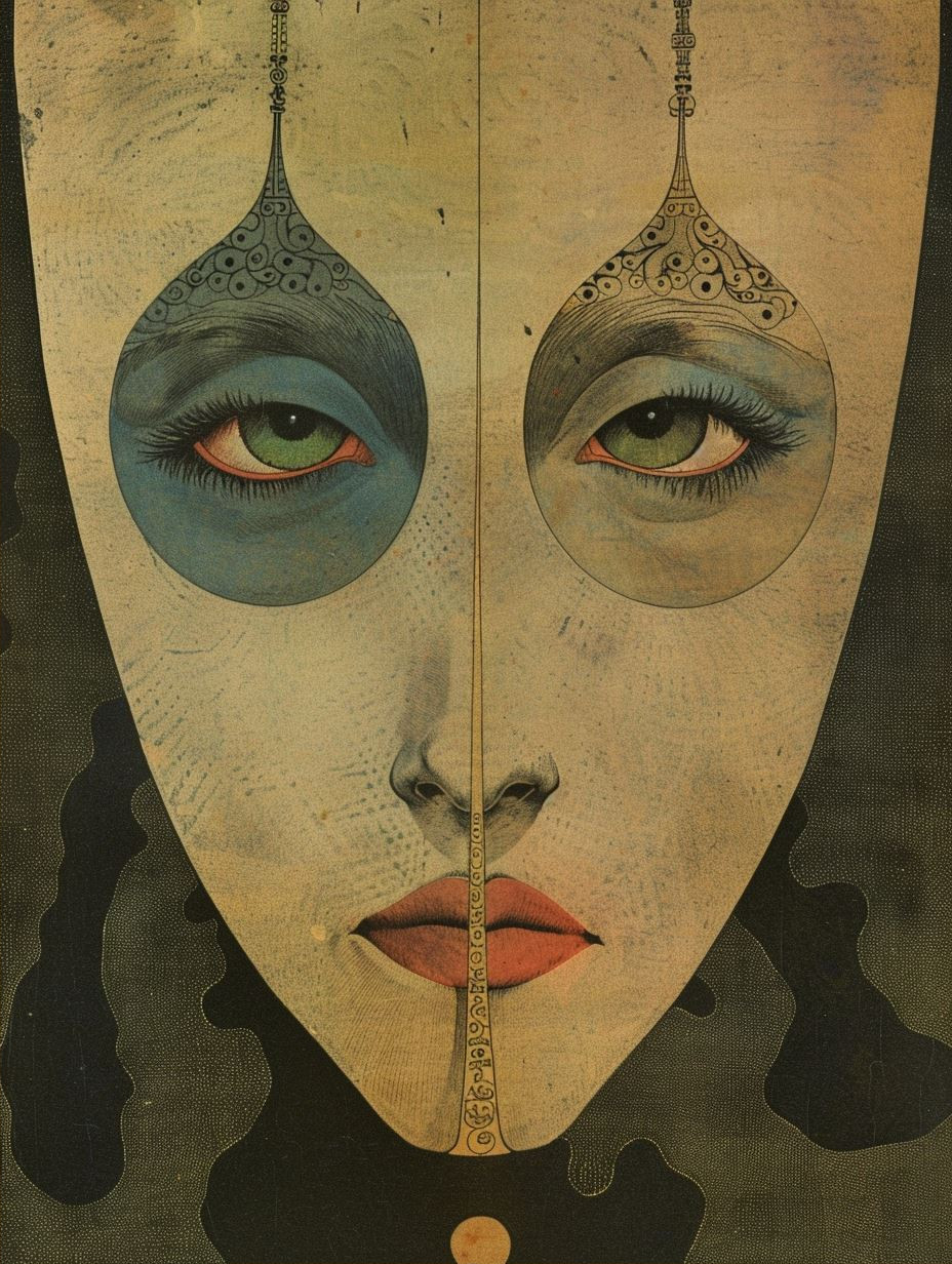 Celestial Porcelain Muse - Image 2