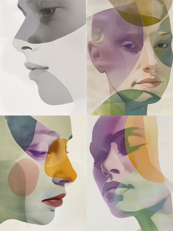 Prismatic Portraits: A Study in Layered Identity