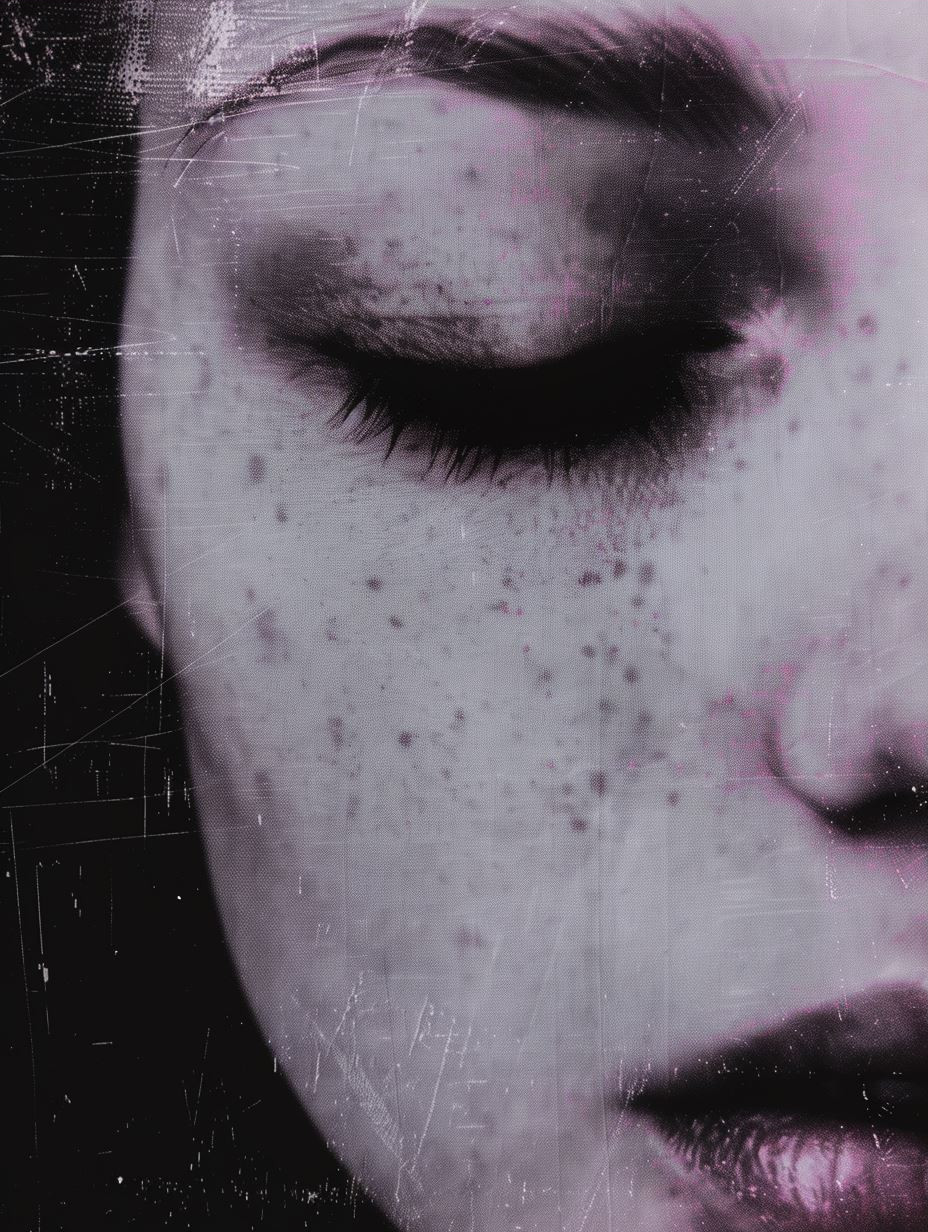 Melancholic Purple Noir Portraits - Image 3