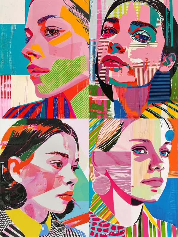 Prismatic Portraits: A Study in Color