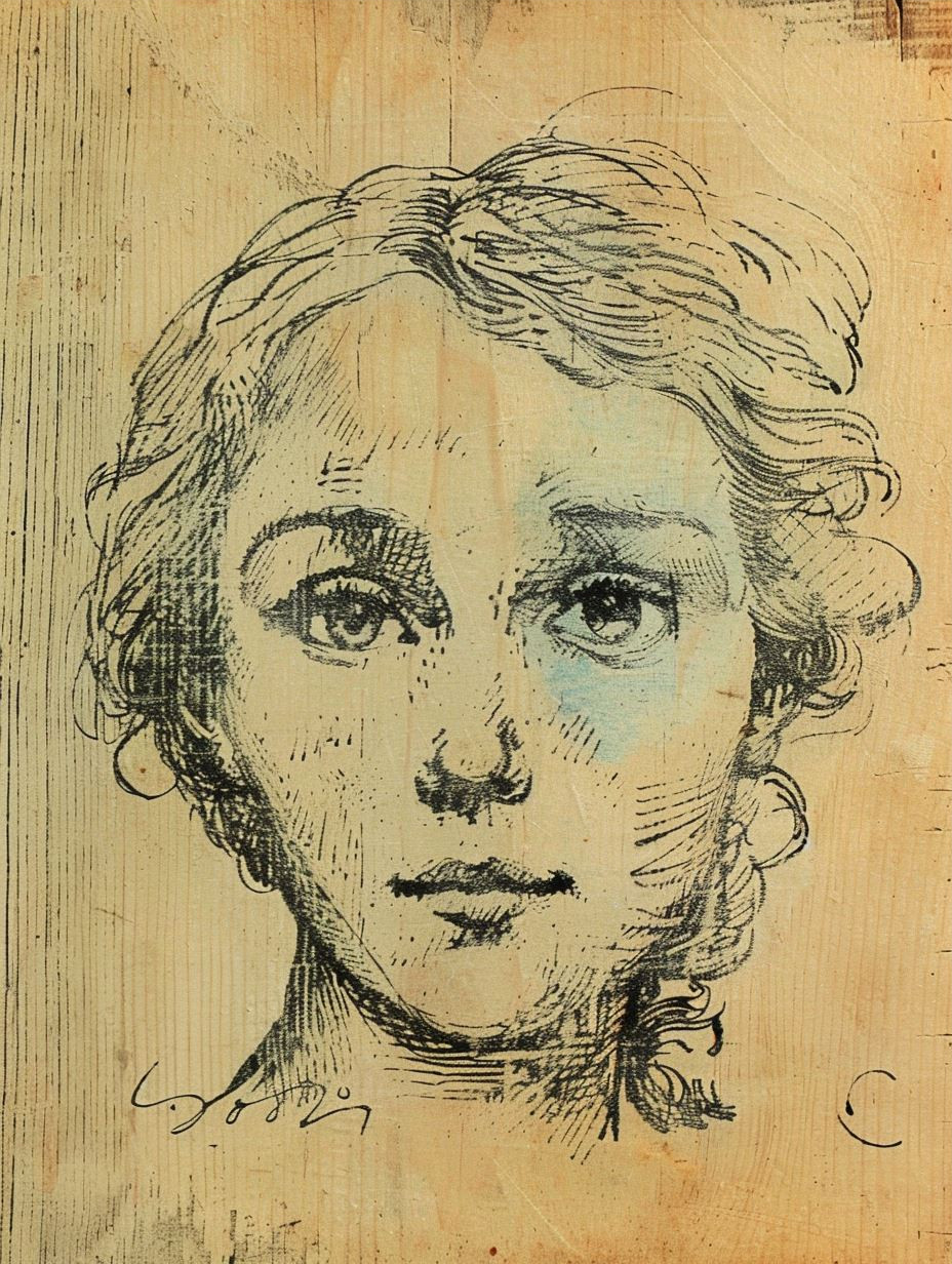 Etched Soul in Blue Ink - Image 3