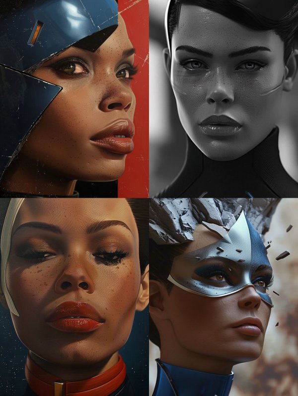 Cinematic Heroine Portrait Study