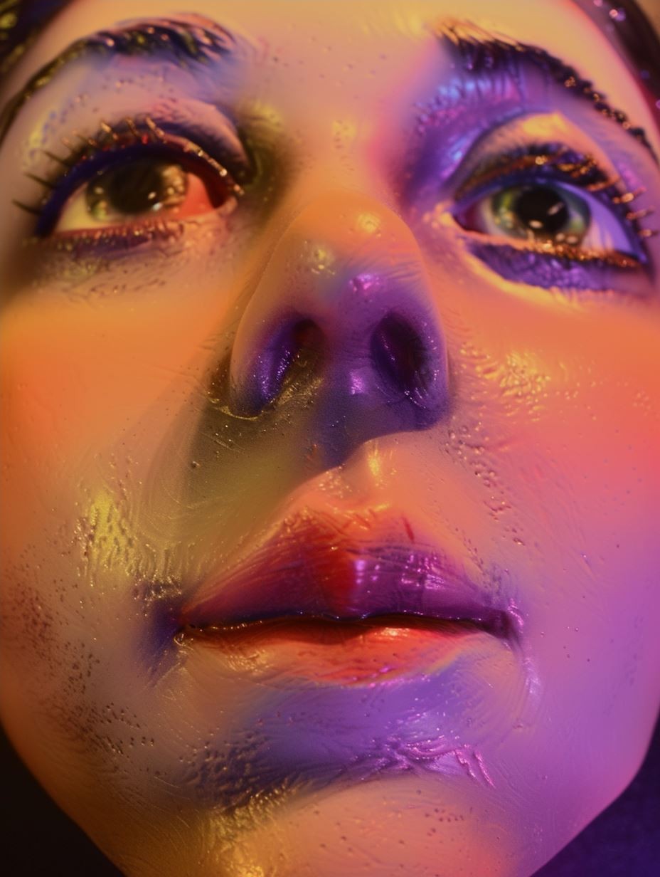 Ethereal Golden Hour Gaze - Image 4