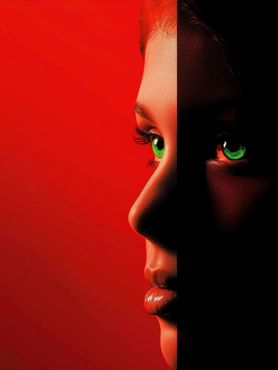 Dramatic High Contrast Portrait Study - Image 3