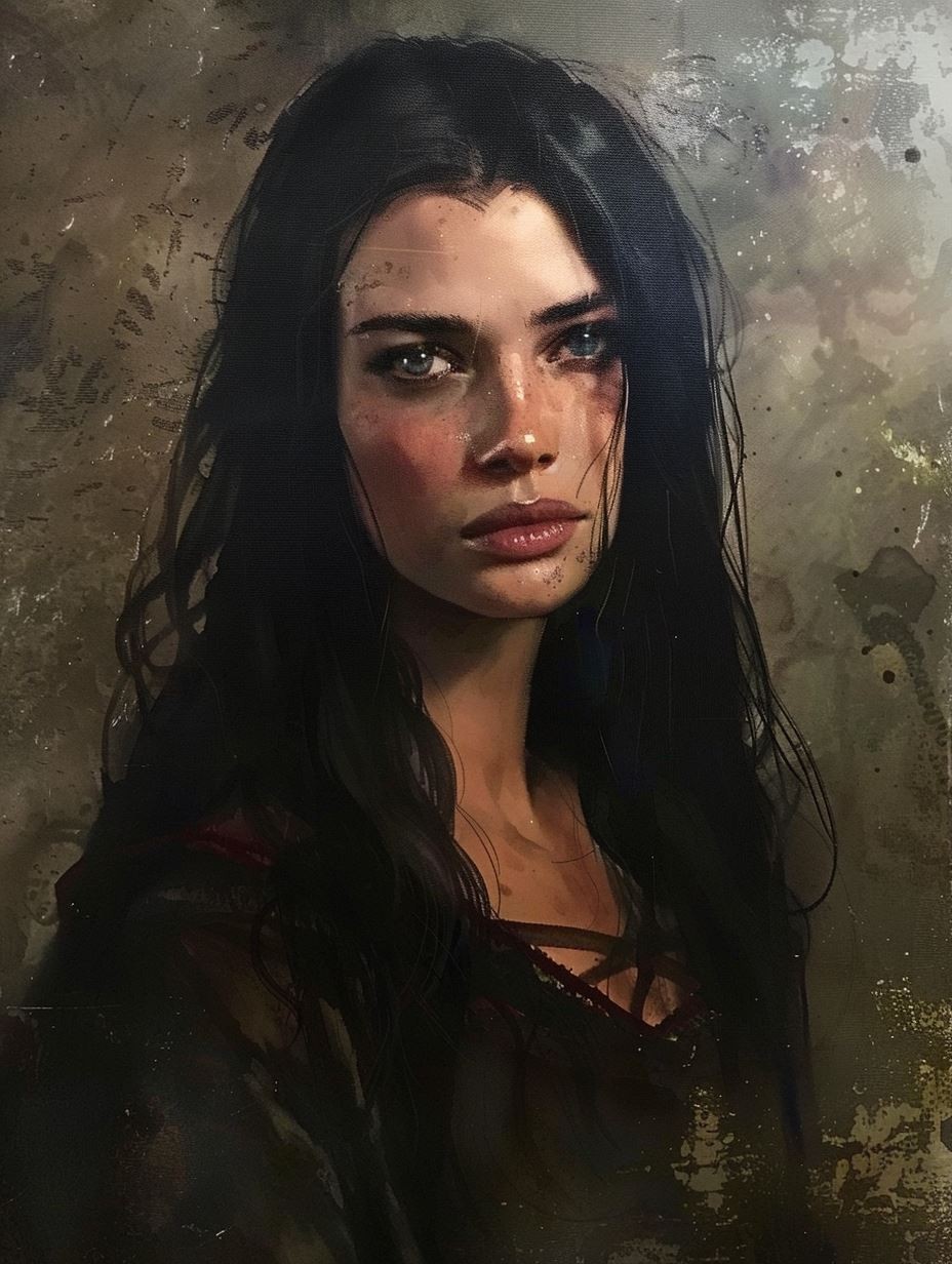 Grimy Cinematic Fantasy Portrait - Image 1