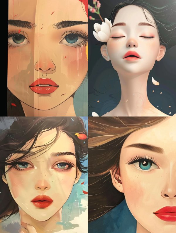 Ethereal Digital Portraiture Series