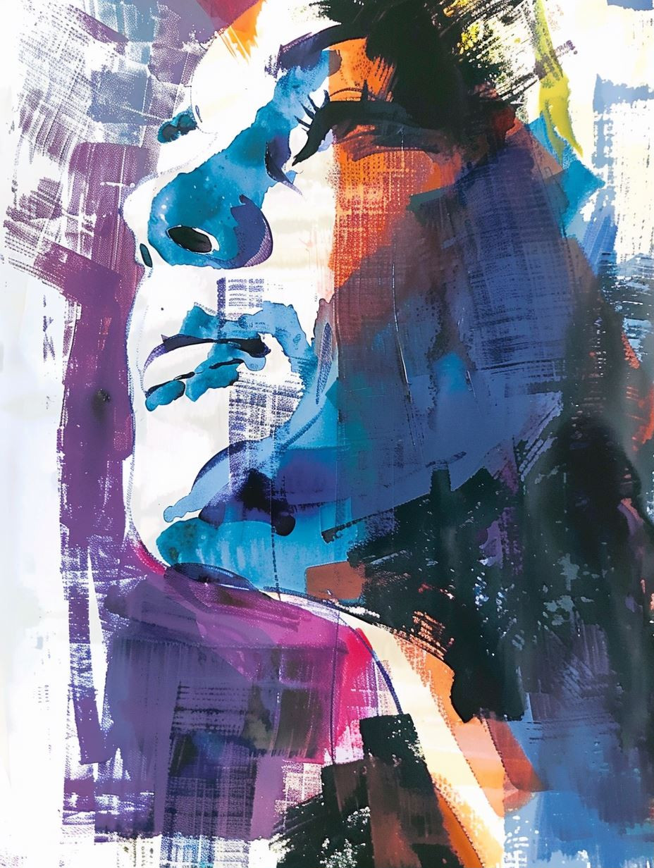 Abstract Neon Portrait Studies - Image 1