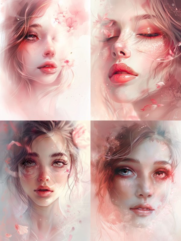 Ethereal Dream of Soft Petals