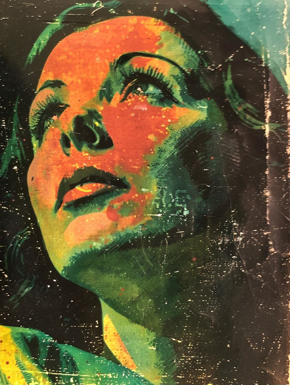 Neon Visions: A Four-Panel Portrait - Image 2
