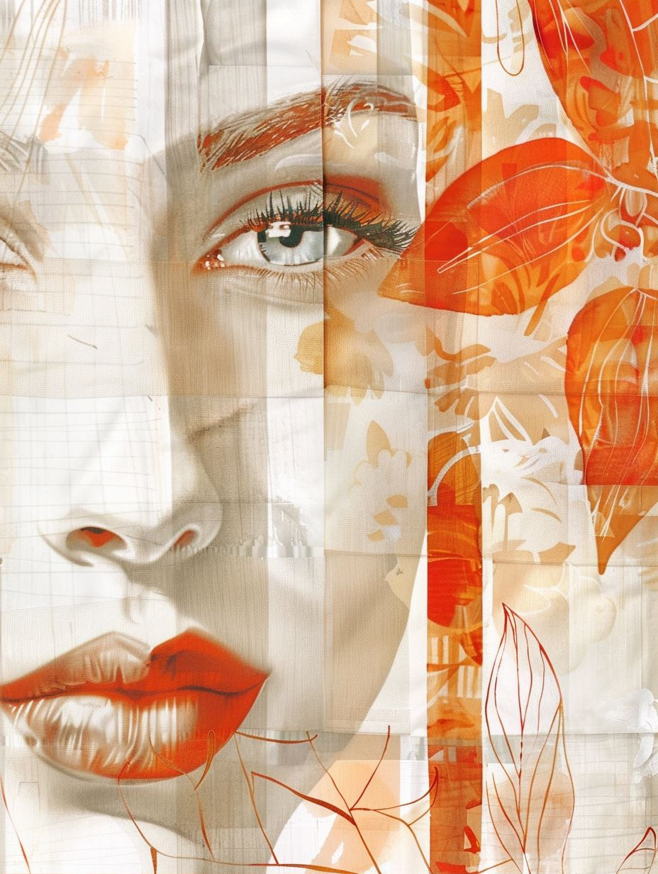 Autumnal Fragmented Portrait Study