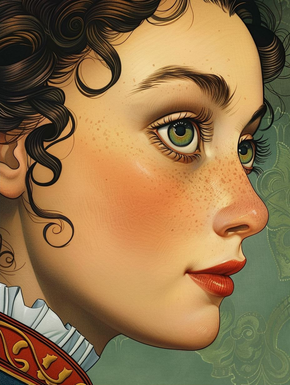 Elegant Vintage Portrait Studies - Image 2