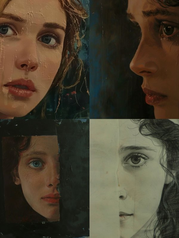 Melancholic Cinematic Portrait Study