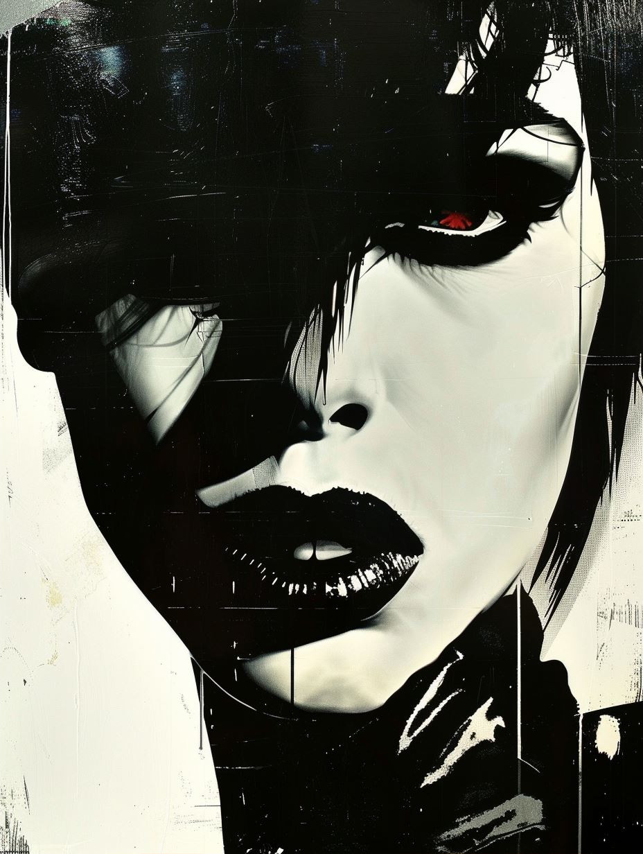 Dark Avant Garde Noir Portraits - Image 2