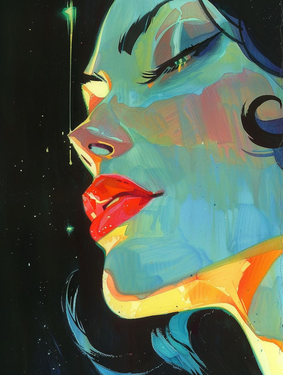 Neon Dreams: Four Faces of Color - Image 1