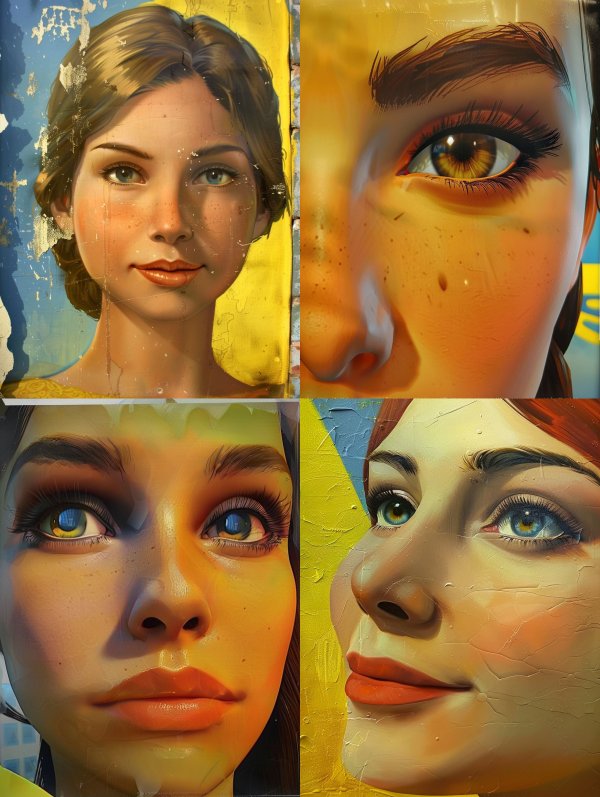 Luminous Hyper-Realistic Portrait Studies