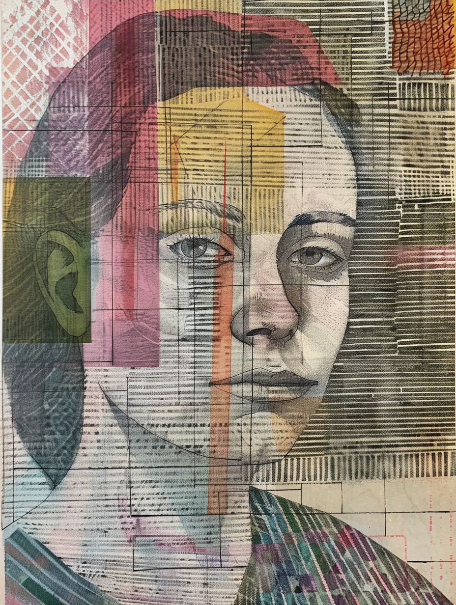 Fragmented Visions: A Study in Cubist Portraits - Image 4