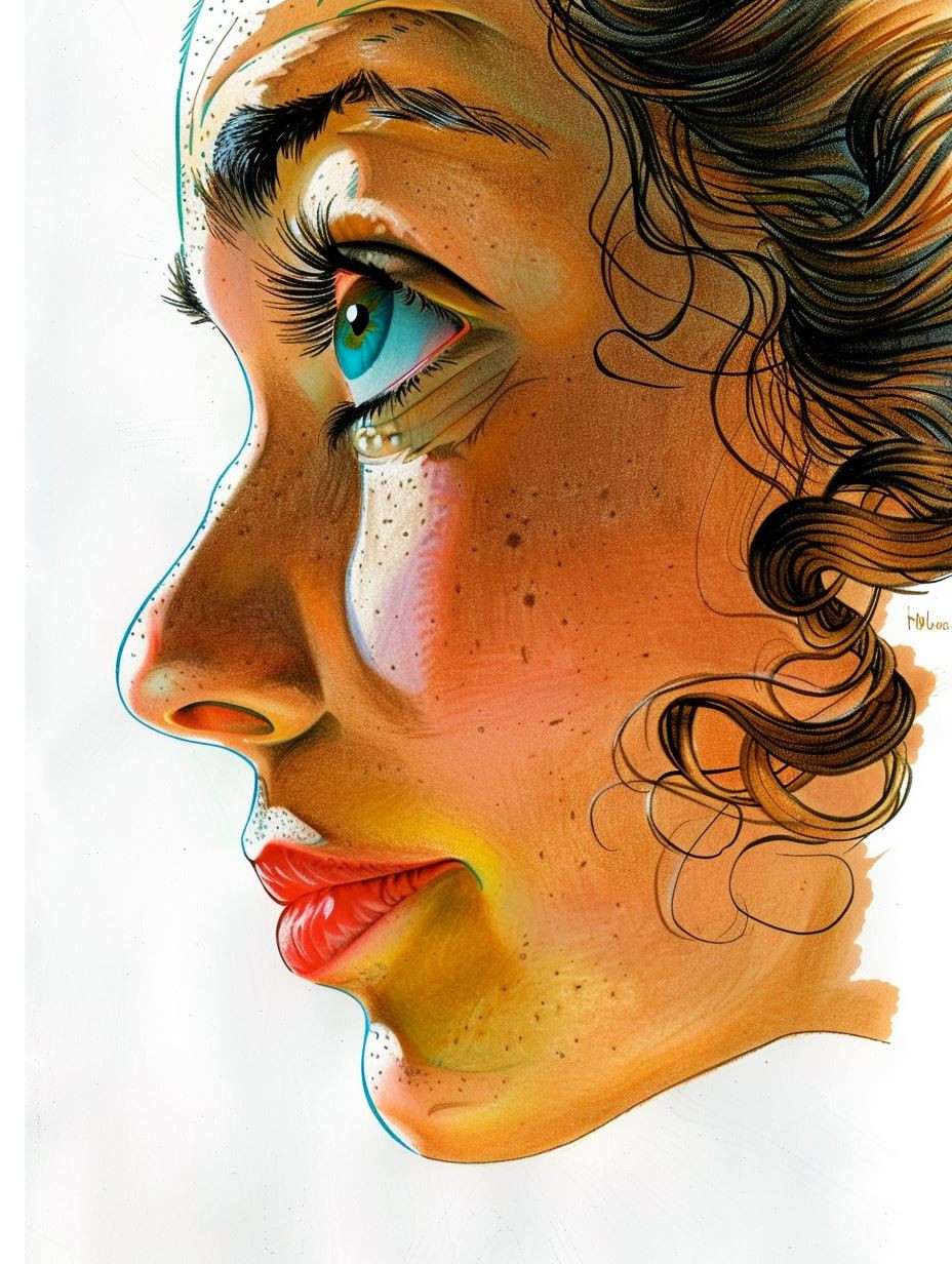 Vibrant Digital Portraits of Freckled Faces - Image 4