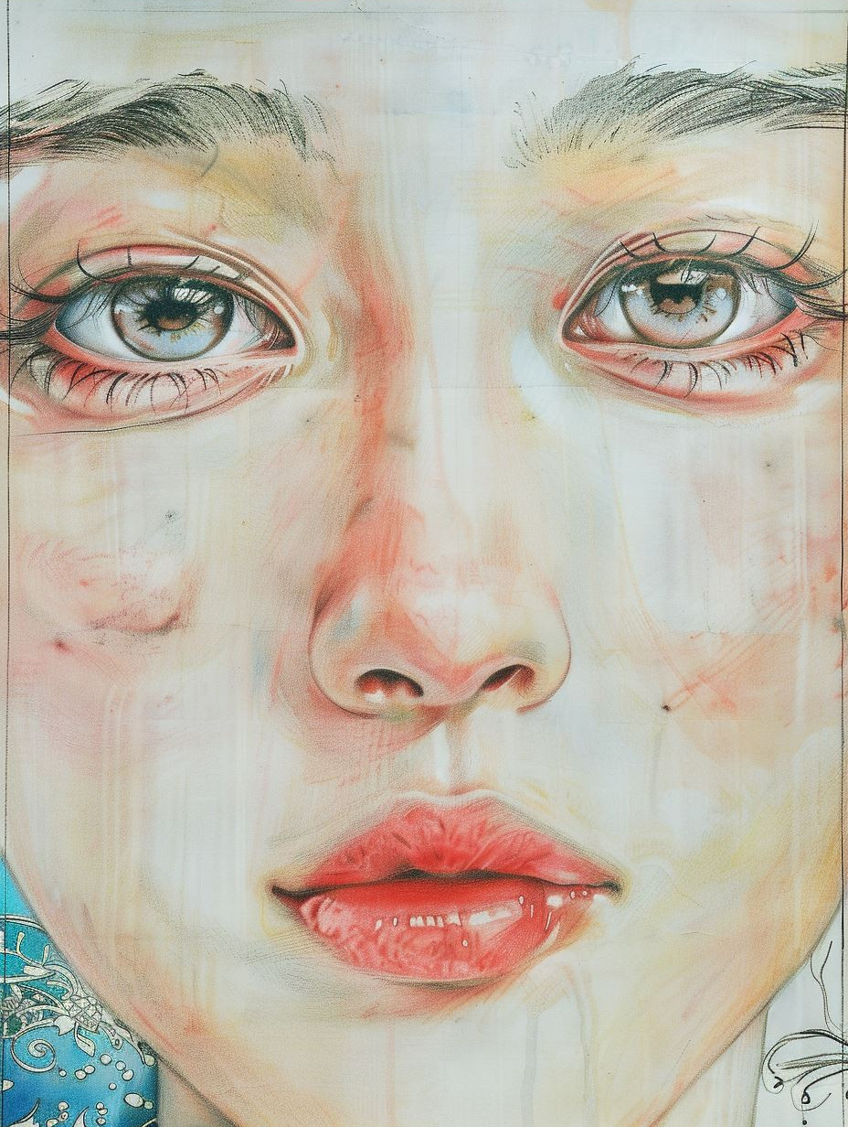 Ethereal Gazes: A Study in Hyperrealism - Image 3