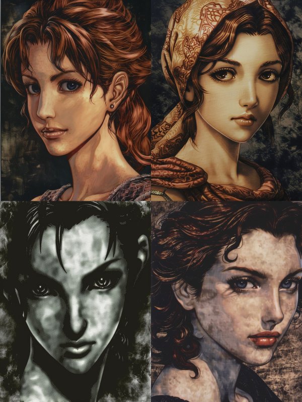Auburn Elegance Portrait