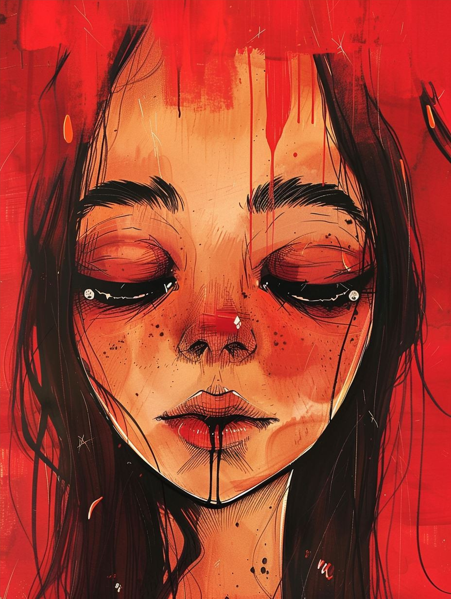 Crimson Echoes of Melancholy - Image 4