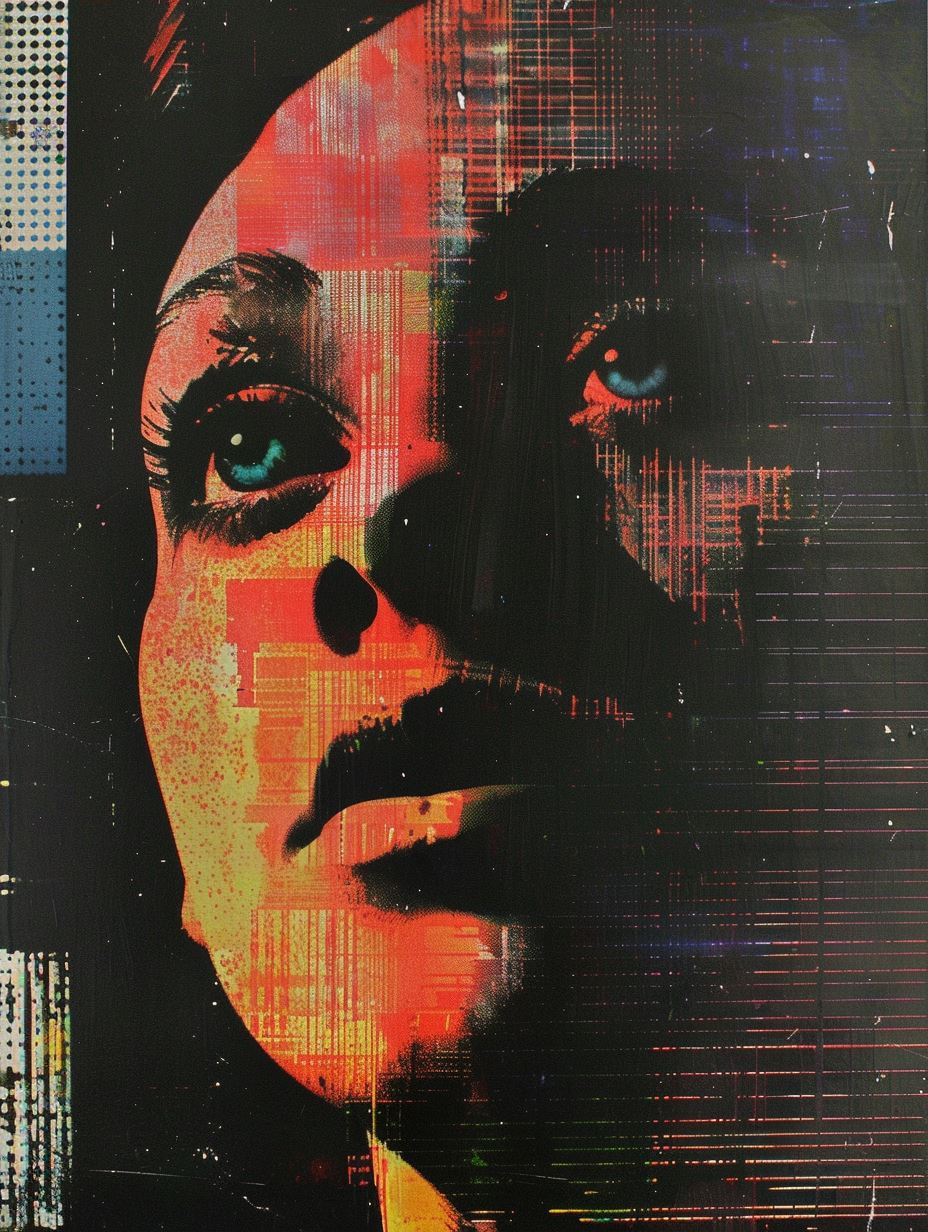 Glitch Art Pop Portrait - Image 3