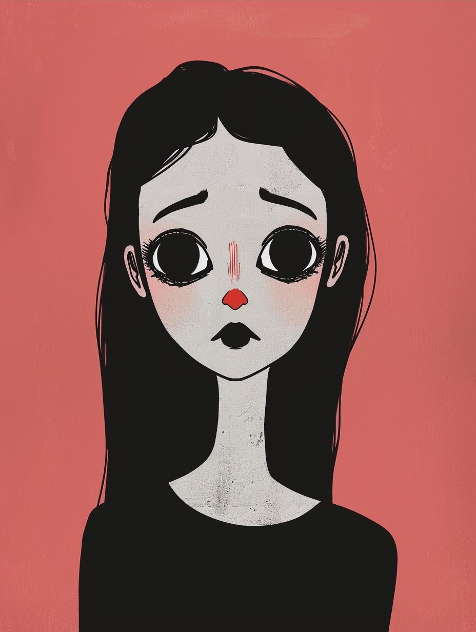 Emotional Portraits in Flat Art - Image 4
