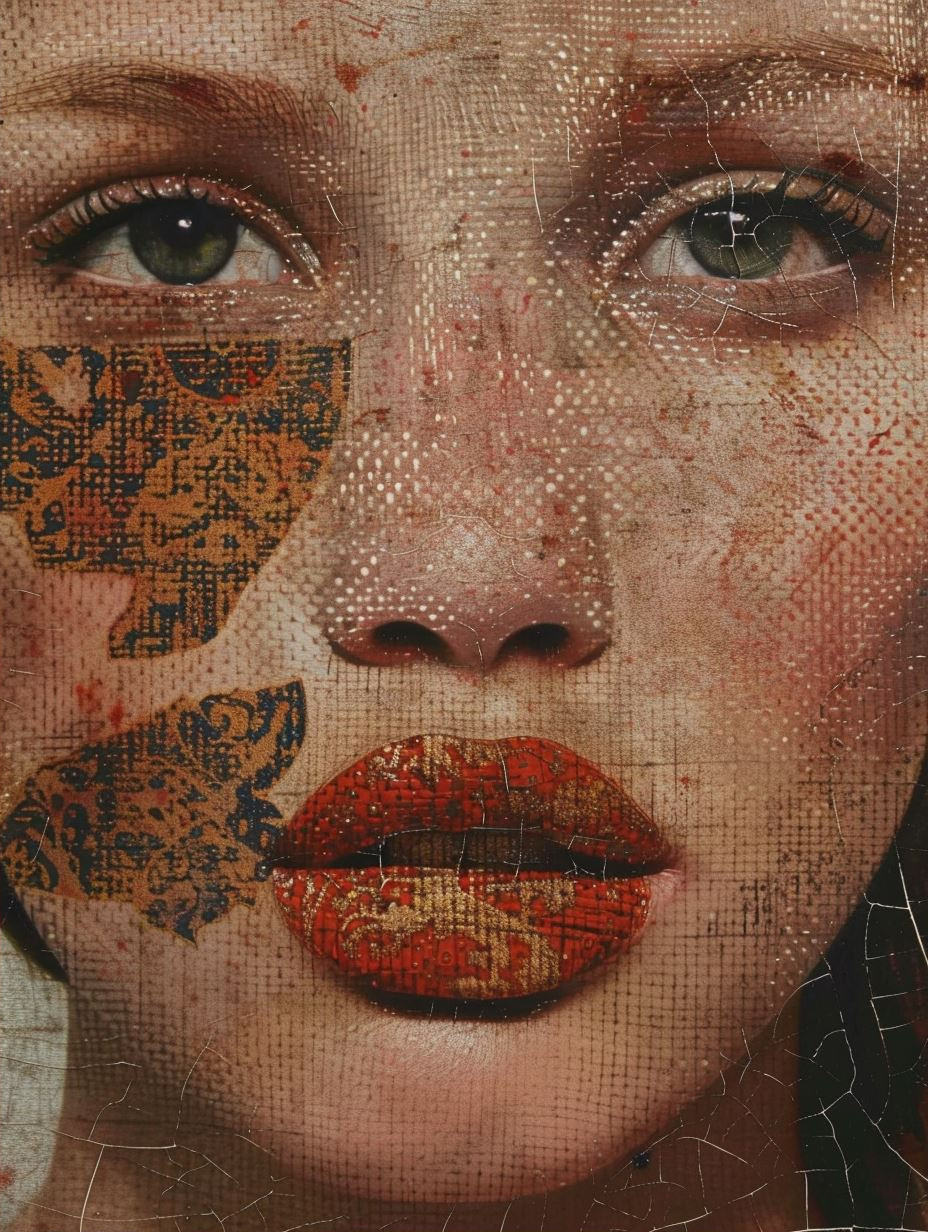 Fragmented Beauty: A Study in Texture - Image 2