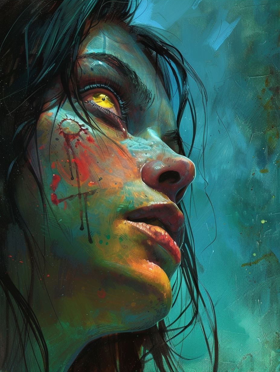 Eerie Spectral Gaze Portraits - Image 3