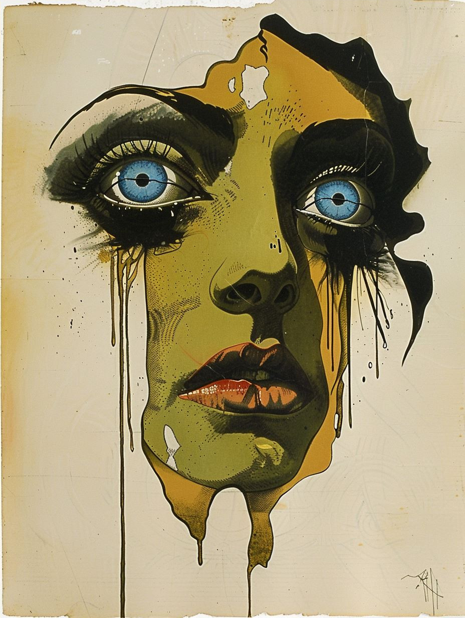 Golden Hour Ink Portrait - Image 4