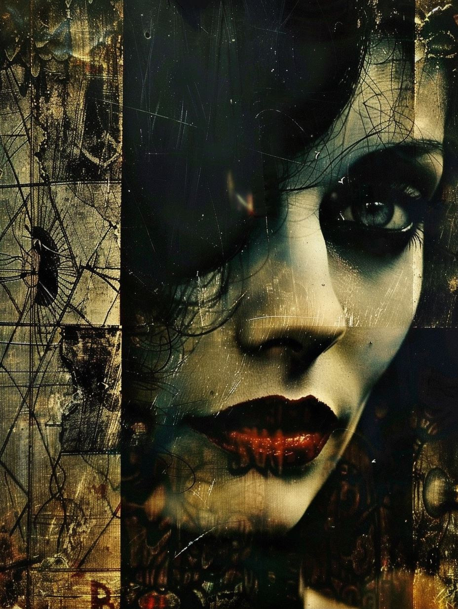 Fragmented Echoes of Dark Beauty - Image 1
