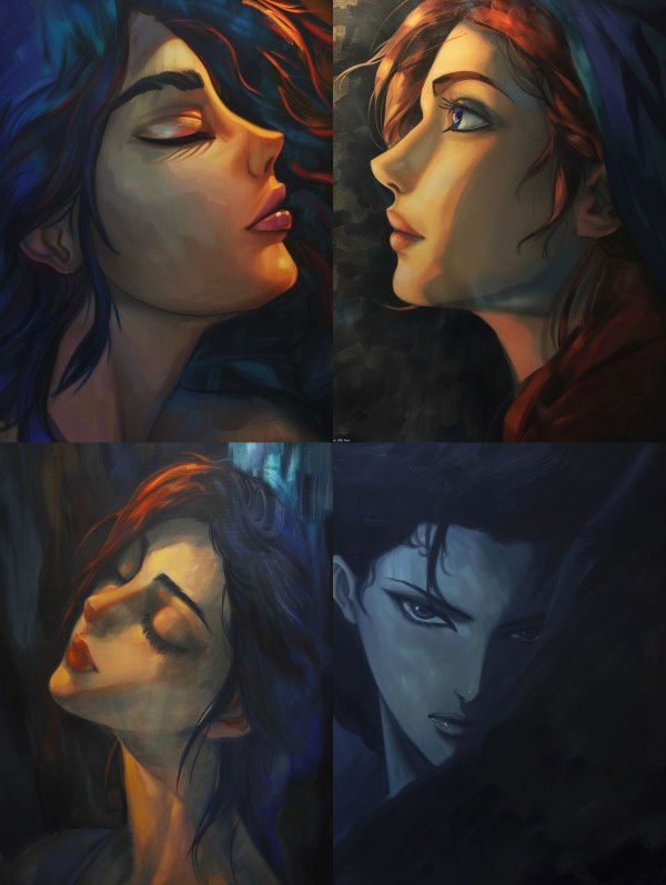 Moody Ethereal Digital Portraits