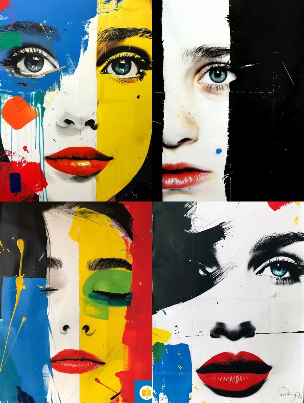 Fragmented Visions of Feminine Beauty