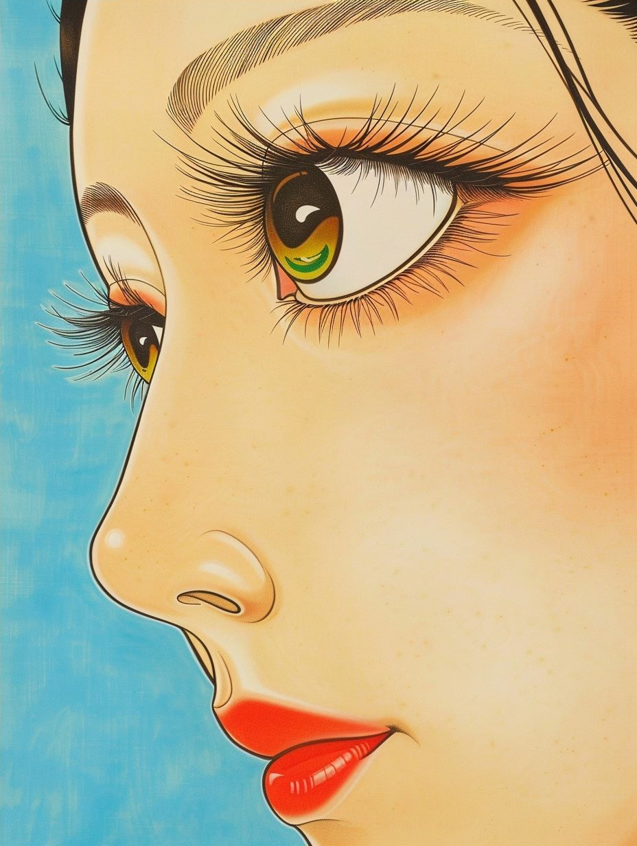 Ethereal Gaze in Soft Pastel - Image 4