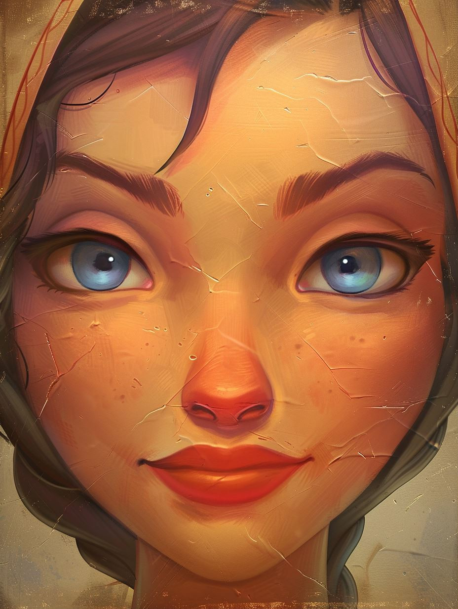 Stylized Digital Portraiture Study - Image 1