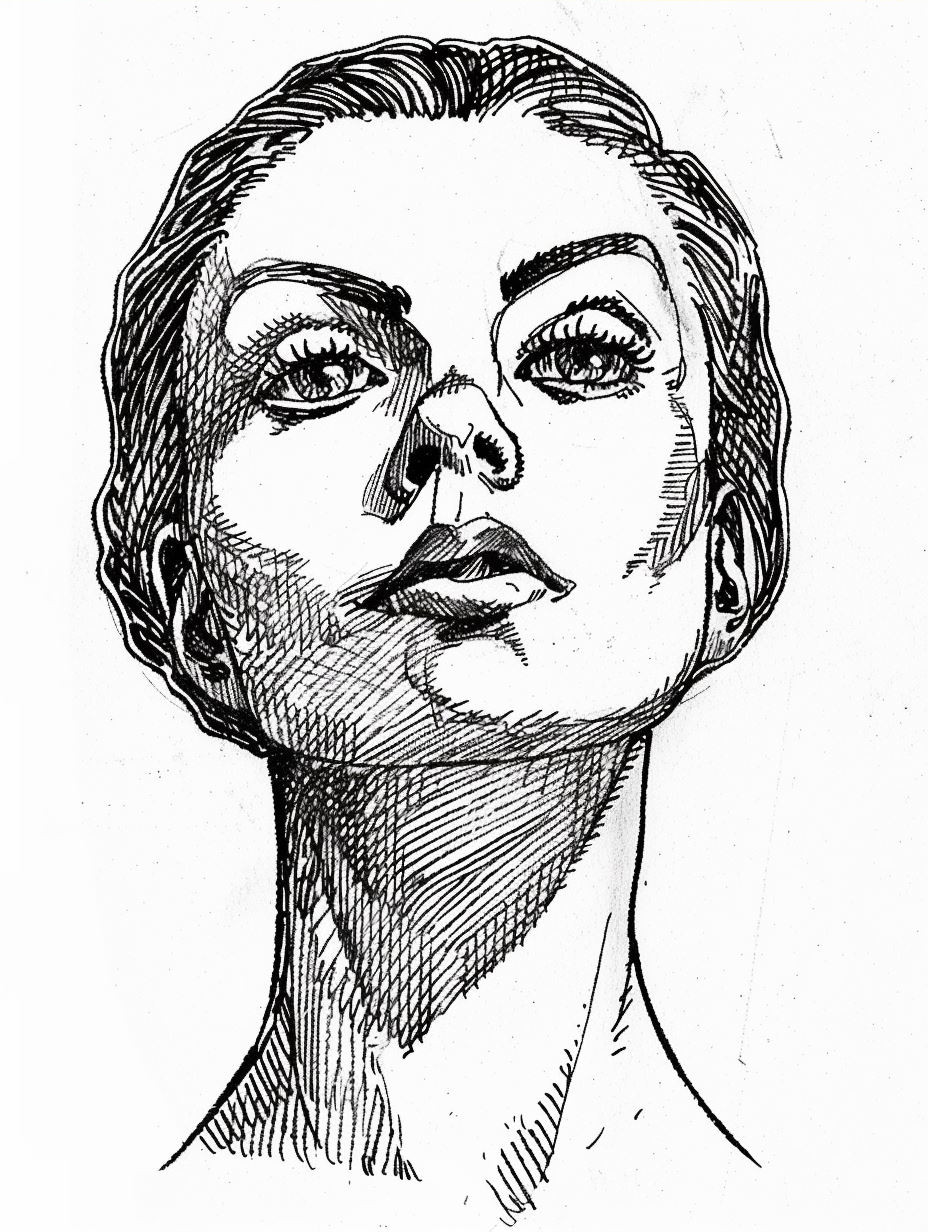 Expressive Charcoal Portrait Studies - Image 4