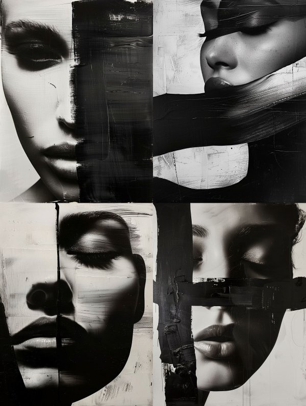 Fragmented Visions in Monochrome