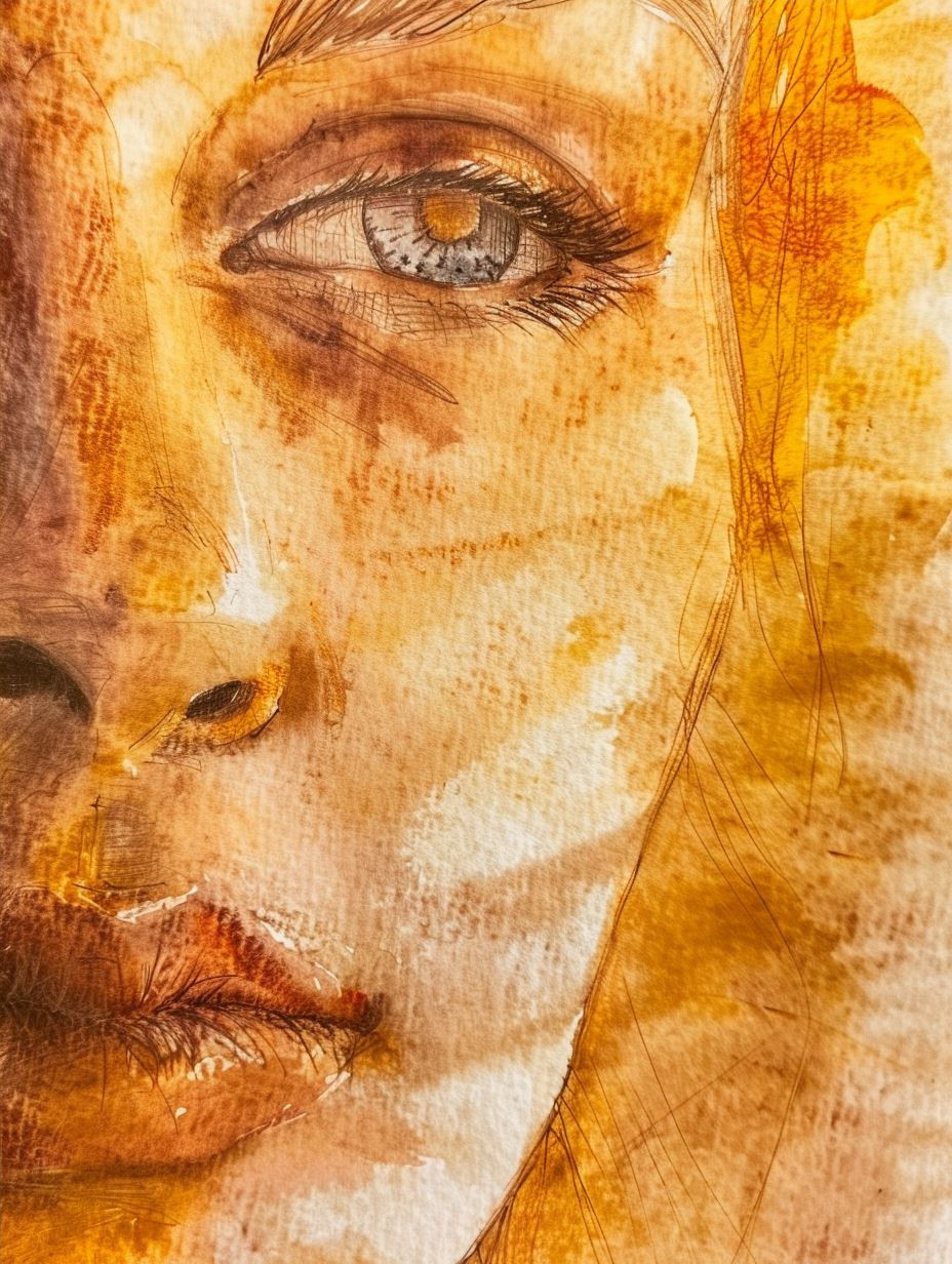 Golden Hues of a Divided Soul - Image 4