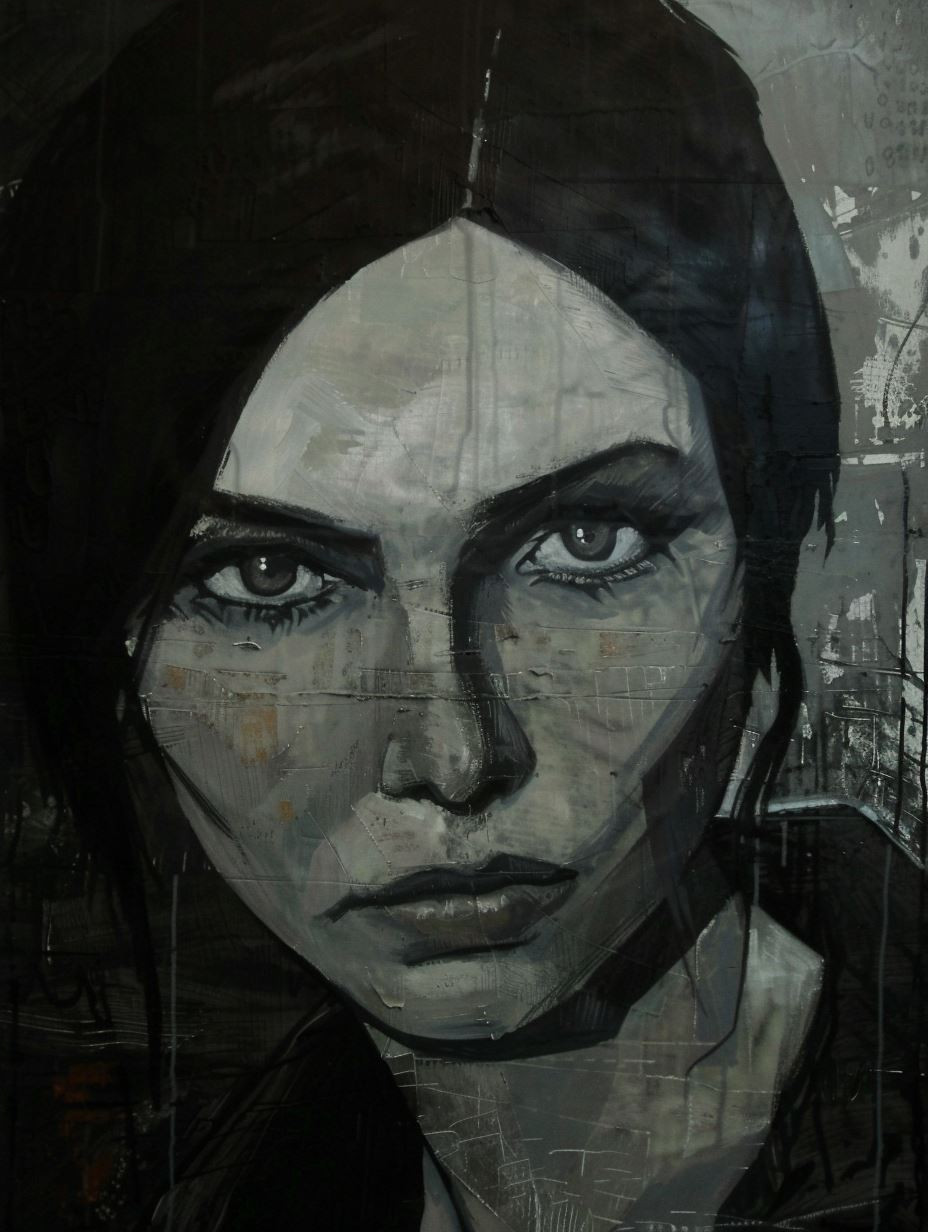 Gritty Ink Portrait Study - Image 4