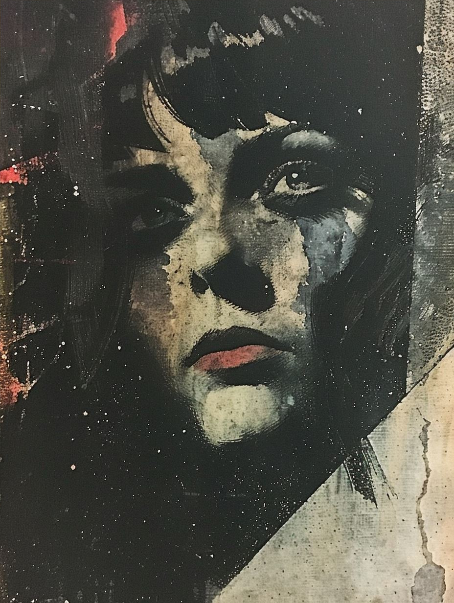 Dark Ethereal Ink Portrait - Image 4